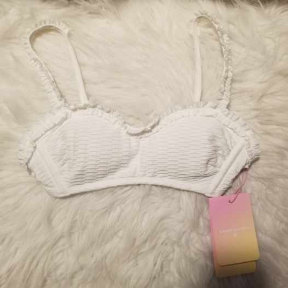 Stoney Clover x Target NWT White Swim Bikini Top